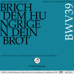 Brich dem Hungrigen dein Brot, BWV 39: II. Rezitativ (Bass) - Der reiche Gott wirft seinen Überfluß