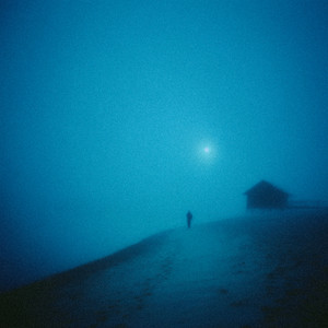 full moon by little light
