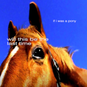 will this be the last time (fast) by if i was a pony