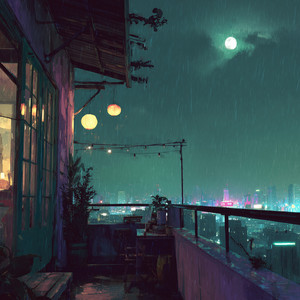 Night Veranda by Moonloop