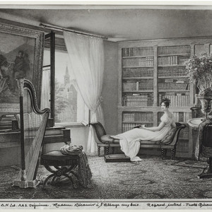 La chambre de Madame Récamier à l'Abbaye aux Bois