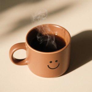 Coffee Half-Smile by Simon Peter Watson