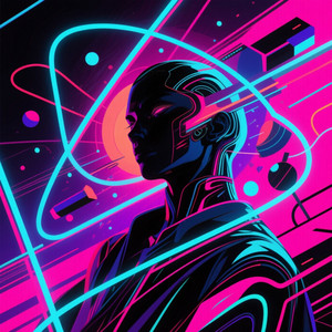 Neon Cathedral by Mathist
