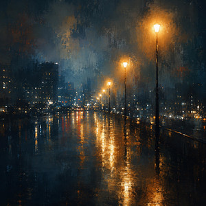 Streetlights Keep Moving by Aeris Venn