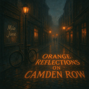 Orange Reflections on Camden Row by Milo June