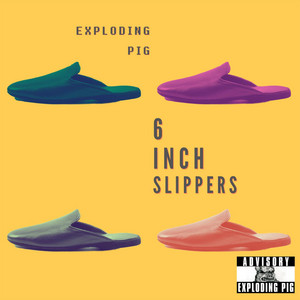 6 Inch Slippers by Exploding Pig
