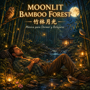 Moonlit Bamboo Forest by rudiel ramirez