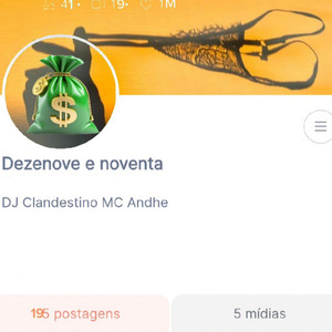 DJ clandestino & MC Andhe - Dezenove e Noventa