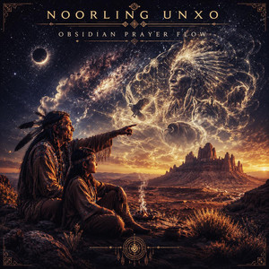 Obsidian Prayer Flow - Breath 5 by Noorling Unxo