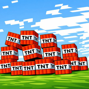 The Minecraft TNT by firstclasslikealways
