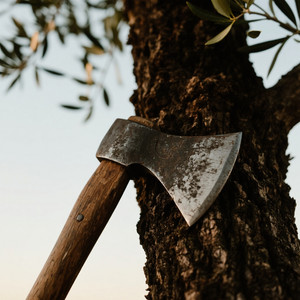 THE AXE AND THE OLIVE TREE by TheGhostintheMachine