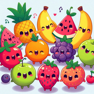 Ten Little Fruits Song by Canhld