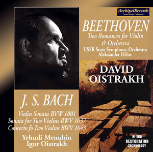 David Oistrakh Bach and Beethoven Recordings album