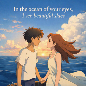 In the ocean of your eyes, I see beautiful Skies... by Ïmagine Singh / Inderpal Singh