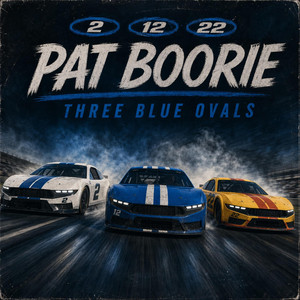 Three Blue Ovals by Pat Boorie