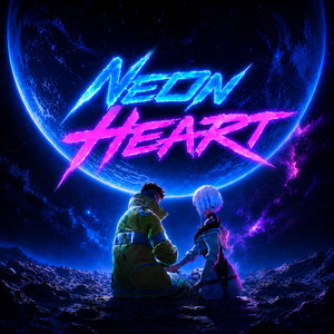 Neon Heart by Zylvox Studio