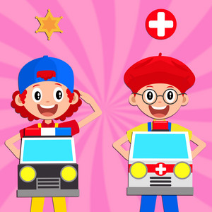 4 Millions - Police & ambulance cars