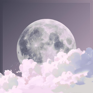 moon above the clouds by KameeK