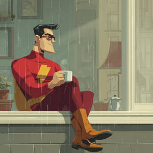 Heroic Coffee Break by Comixsleep