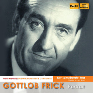 The Blackest Bass: Gottlob Frick Portrait