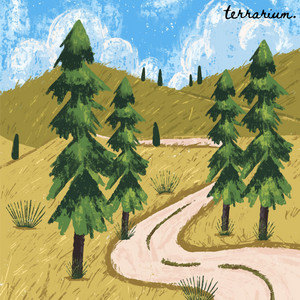 forest path by terrarium.