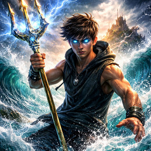 Poseidon, Rey del mar by yuyintrackgamer