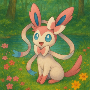 Sylveon, You Shine So Bright by Rusty Collector