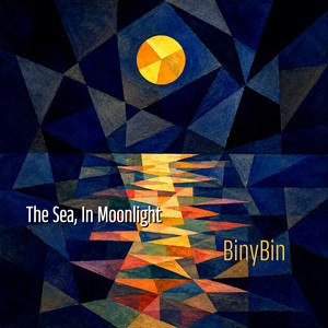 The Sea, In Moonlight by BinyBin
