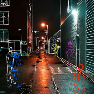 crowded street