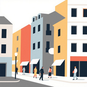 Down On The Street by Yerby Ergo