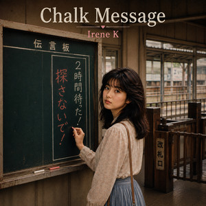 Chalk Message by Irene K
