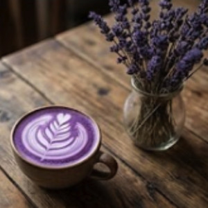 Lavender Coffee Shop by relaxing coffee