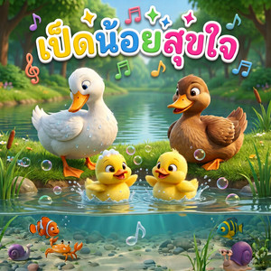 เป็ดน้อยสุขใจ by คิดส์มีซอง, น้องปุญ