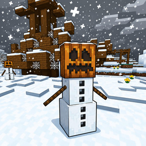 The Minecraft Snow Golem by firstclasslikealways