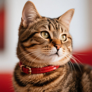 Vang Pa Zau - 赤い首輪の猫