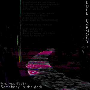 Cover art: Somebody in the dark
