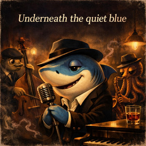 Underneath the quiet blue
