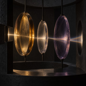 Refraction Table by Oriel Static