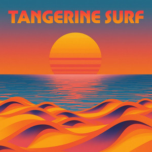 Orange Dusk Wave by Olivia MacDonald