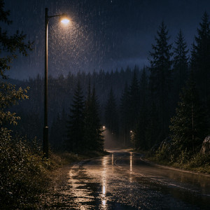 Rainlit Road by Ørlund