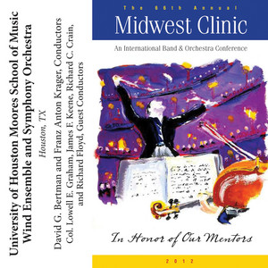 University of Houston Moores School of Music Wind Ensemble poster