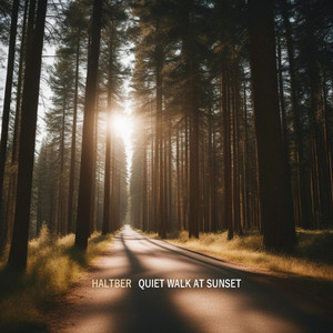 Quiet Walk at Sunset by Haltber
