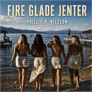 Fire glade jenter by Phillip H. Nilsson