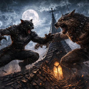 Hombre perro vs hombre gato by RAPERO MC