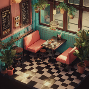 In a Quiet Cafe