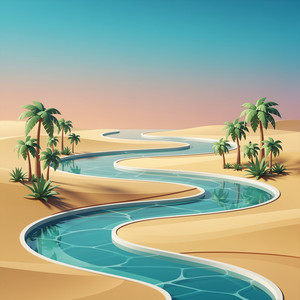 Winding Oasis by Neon Khaos