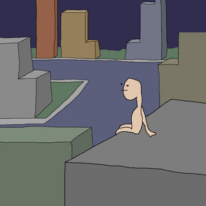 Roof Guy Lookin' Out by Jugboy