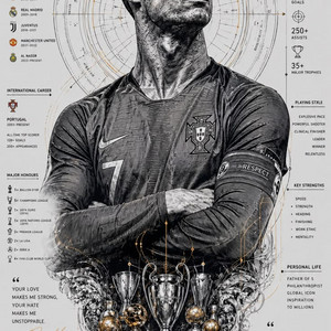 Christiano Ronaldo-the last dance by Jack son