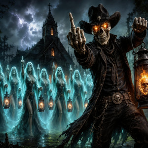 AI Hallelujah in the Swamp by Blackbone Lantern
