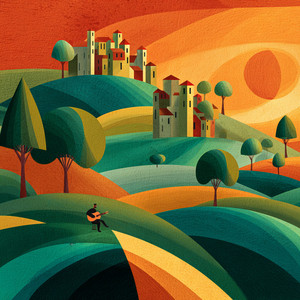 A Small Sun Over the Village by Sofia do Horizonte